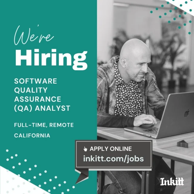 We're #Hiring for a Software Quality Assurance (QA) Analyst! 📢⁠
You will be working closely with other QA Engineers and software engineers, accelerating development and efficiently covering our processes and systems for quality assurance. ⚡⁠
You review our user interfaces for consistency and functionality and identify any potential problems that users might encounter.⁠
Does this sound like you?⁠
(Please note: this is a US-based role).⁠
⁠
At Inkitt, we are growing our teams globally! We strive to build a company culture and provide employment opportunities based on diversity and inclusion. We believe every author should have an equal opportunity to succeed, as should our team members. As a growing team from 20+ countries, we welcome everyone to apply. ⁠We offer a flexible work schedule and support hybrid work, with team-building activities and off-sites to connect with your team members! 🙌⁠
⁠
Be a part of the revolution to develop new ways of distributing our audiobooks, creating games, and video series! ✨⁠
⁠
Apply now by clicking the link in our profile 🔗⁠