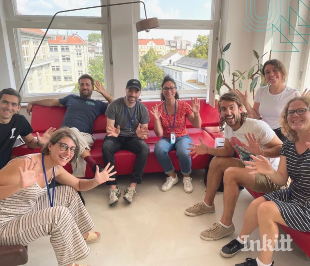 What's a better feeling than coming to work to see these folks? 🤪🌟⁠
⁠
At Inkitt, we strongly promote #hybridwork and encourage our Inkers to meet in-person on a regular basis to build camaraderie and bond with each other. ⁠
⁠
When you have a team this excited to greet you, who wouldn't be motivated to start their work week? ⁠