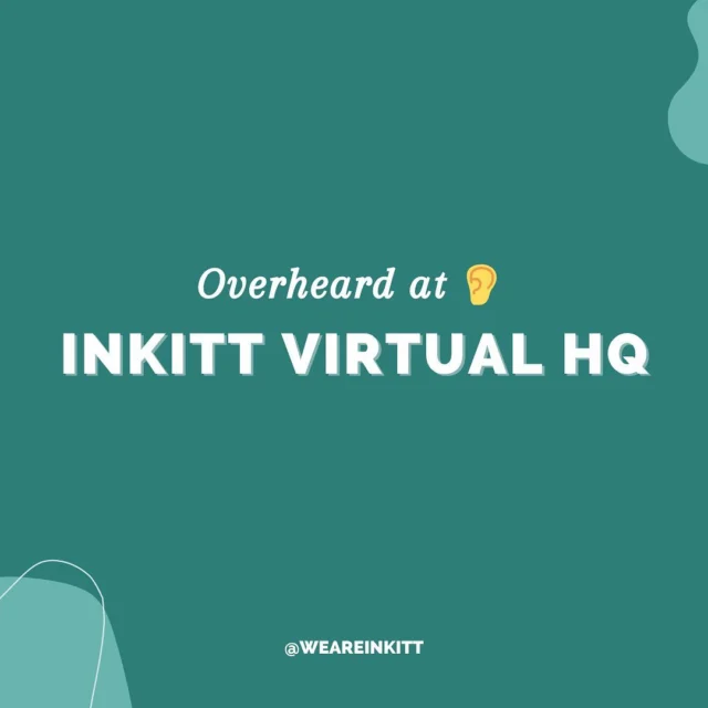 I overheard at Inkitt…

Check out some recent banter, comments, and jokes that go down on the regular at @weareinkitt ! We may be all over the world, but our slack channels sure do bring us together😝