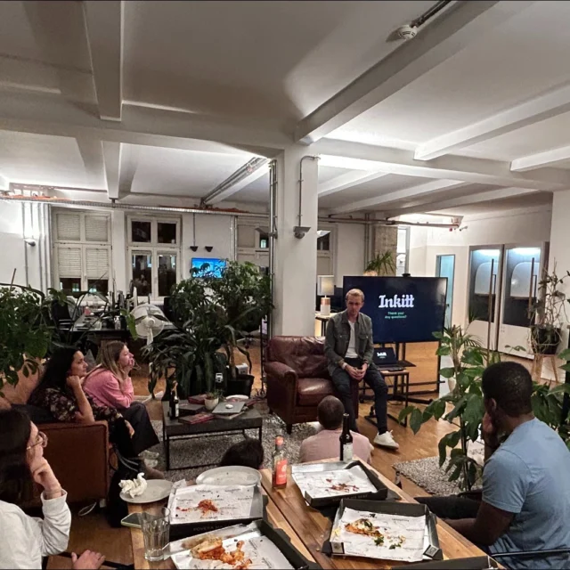 We recently had another 'show and tell' at our Inkitt office in Berlin.🇩🇪

Our Director of Venture Development, Felix Schröder, presented (and celebrated) his new Galatea Contract achievement with his fellow Inkers. This is the most significant contract overhaul Inkitt has ever done for Galatea in about four years, bringing considerable implications to our authors. Congrats to Felix for this massive accomplishment, and we thank him for the WONDERFUL presentation!🚀 

#weareinkitt #authors #publishing #success #tech #startup #berlin #sanfrancisco