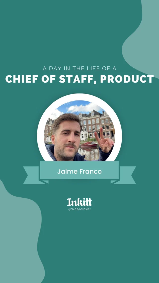 A day in the life of a…. Chief of Staff, Product!

Everyone say hi to Jaime, our Chief of Staff on the product side! Jaime is based in Tarragona, Spain, and he is the right hand man of our product team. He makes sure all projects have seamless communication so we can provide the most user-friendly experience. Thanks for all that you do, Jaime! 🚀
