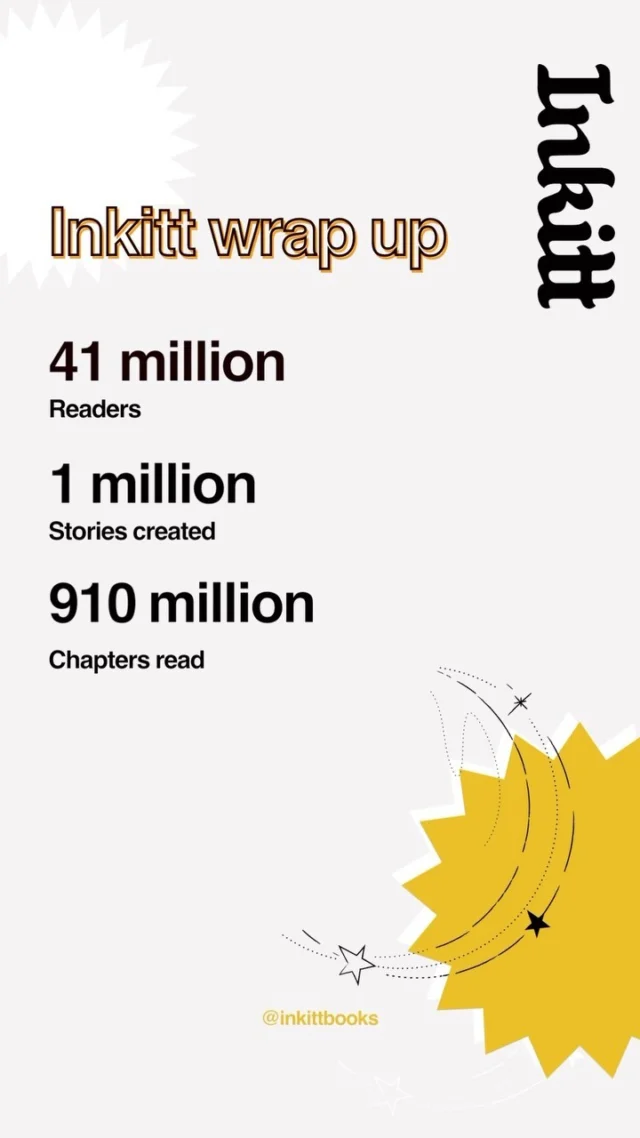 #10yearsofinkitt. Wow- what a RIDE! Thank you to all of our authors, readers, and employees who’ve made these last 10 years a massive success. Check out these @inkittbooks stats from the last decade, and stay tuned for more awesomeness in the years to come!🎉