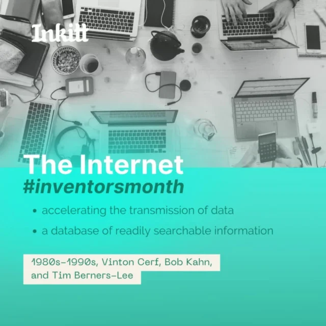 The Internet is our next pick for #inventorsmonth as it has transformed how we exchange information and data across multiple platforms. 🖥️⁠
⁠
Jeffrey Howe, our Quality Assurance Manager, ⁠
describes “it has specifically affected the publishing industry by converting the once purely physical commodity of print media by converting it into a digital format that makes both the creation and distribution of content cheaper and more accessible while threatening the primacy of traditional, print-based publishing, thus forcing traditional publishers to adopt new strategies for an increasingly digital world.” 📚️⁠
⁠
With our current rapid speeds of data transmission, can you even imagine the early days of the internet where we relied on dial-up connection? ⚡️⁠